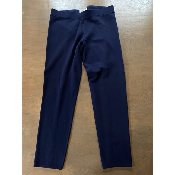 Max Studio Weekend Medium Blue Pants Leggings Pull On Ponte Knit Women's - Picture 2 of 9